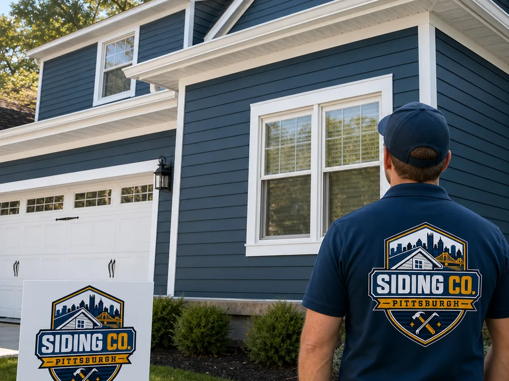Finished siding exterior with consistent window reveals, capped trim, and neat soffit and fascia transitions